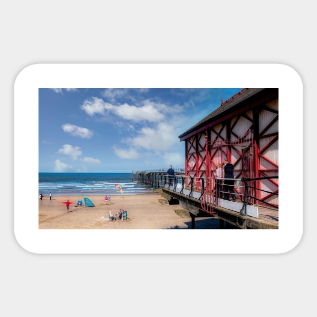 Saltburn by the Sea Sticker by Memories4you